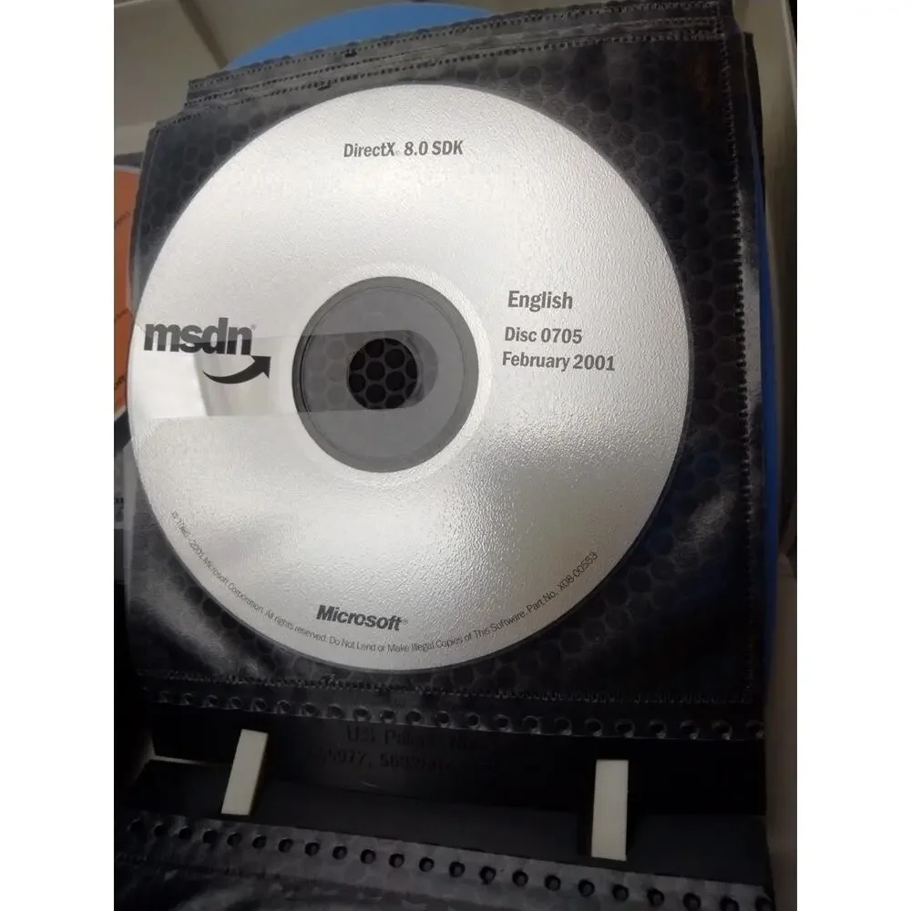 MSDN Software CD's Microsoft Windows 2000 server, Visual Studio Office Jan 2001